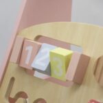 הליכון פעילות מעץ לתינוקות צבע ורוד, תמונה 5