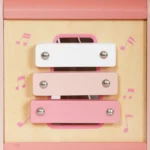 קוביית פעילות ורודה מעץ – תמונה 6