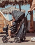 ⁦תלת אופן מתקפל 6 ב-1 MINENE X QPLAY 2024 - אפור צ'רקול⁩ – תמונה ⁦4⁩