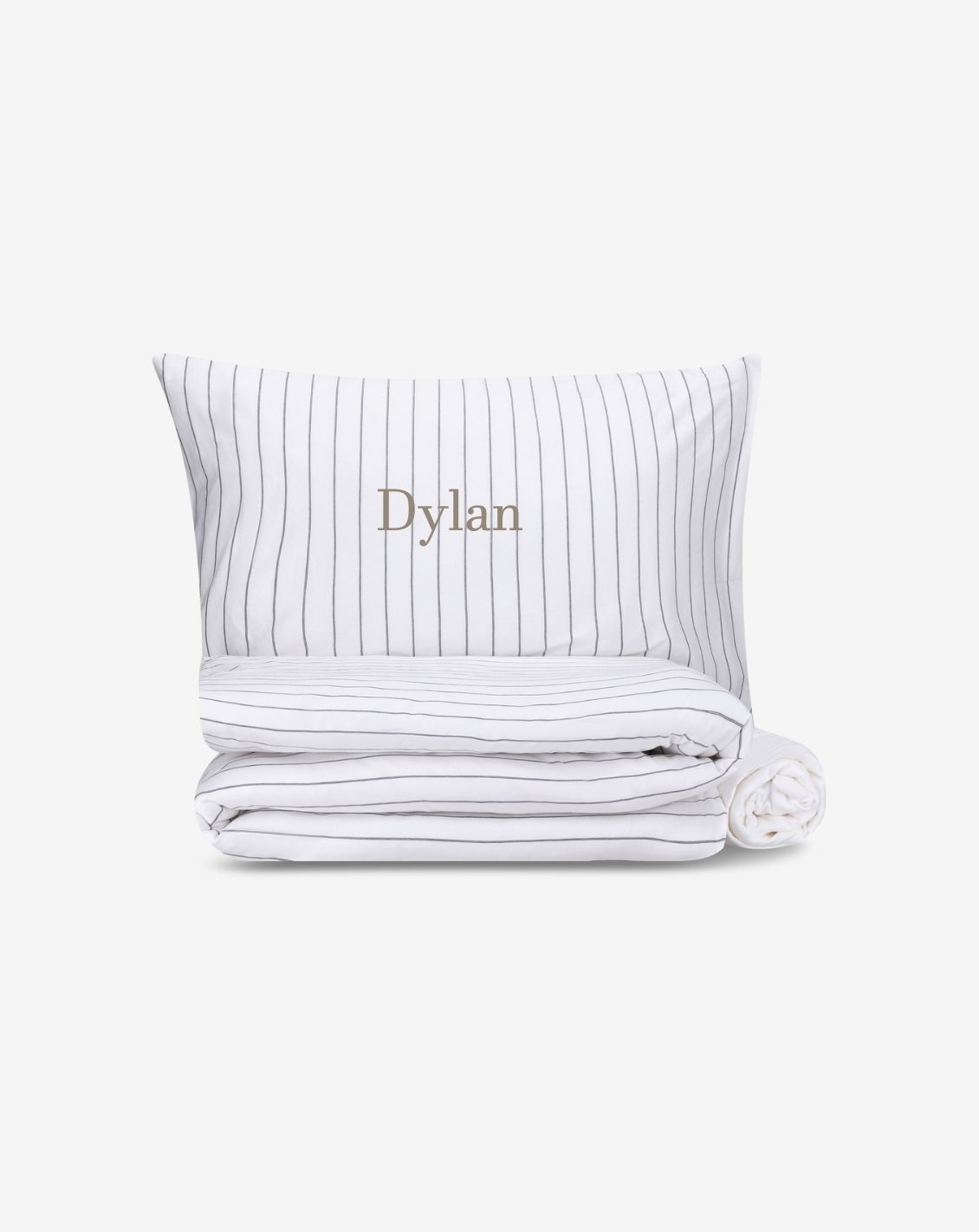15301056_79_1.jpg סט מצעים למיטת יחיד Cotton cloud - שחור+לבן – תמונה 1