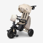 תלת אופן מתקפל 7 ב-1 בעל משענת מתכווננת MINENE X QPLAY - בז'