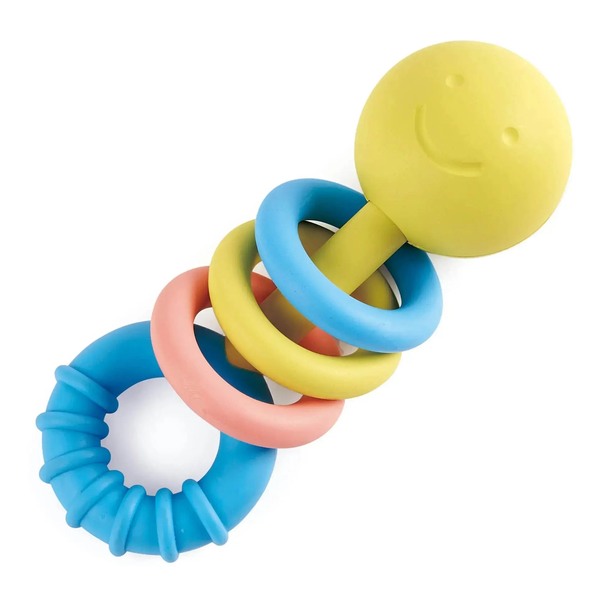 Hape-Rattling-Rings-Teether-Hape-Toy-Market-44405270.jpg רעשן טבעות ירוק HAPE – תמונה 1